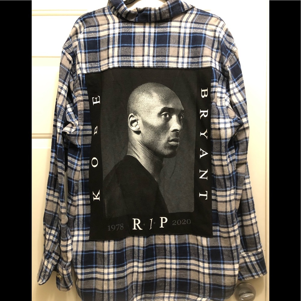 Kobe Bryant custom flannel